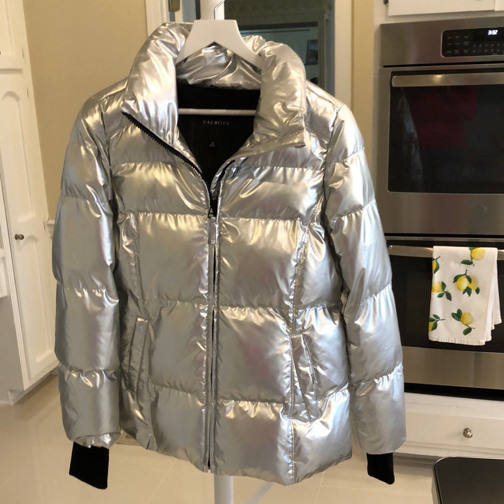 Beautiful Talbots Silver Jacket